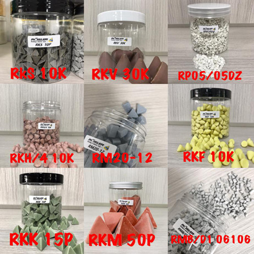 德国Rosler RKK 15P绿色磨粒/RKF10K黄色磨料
