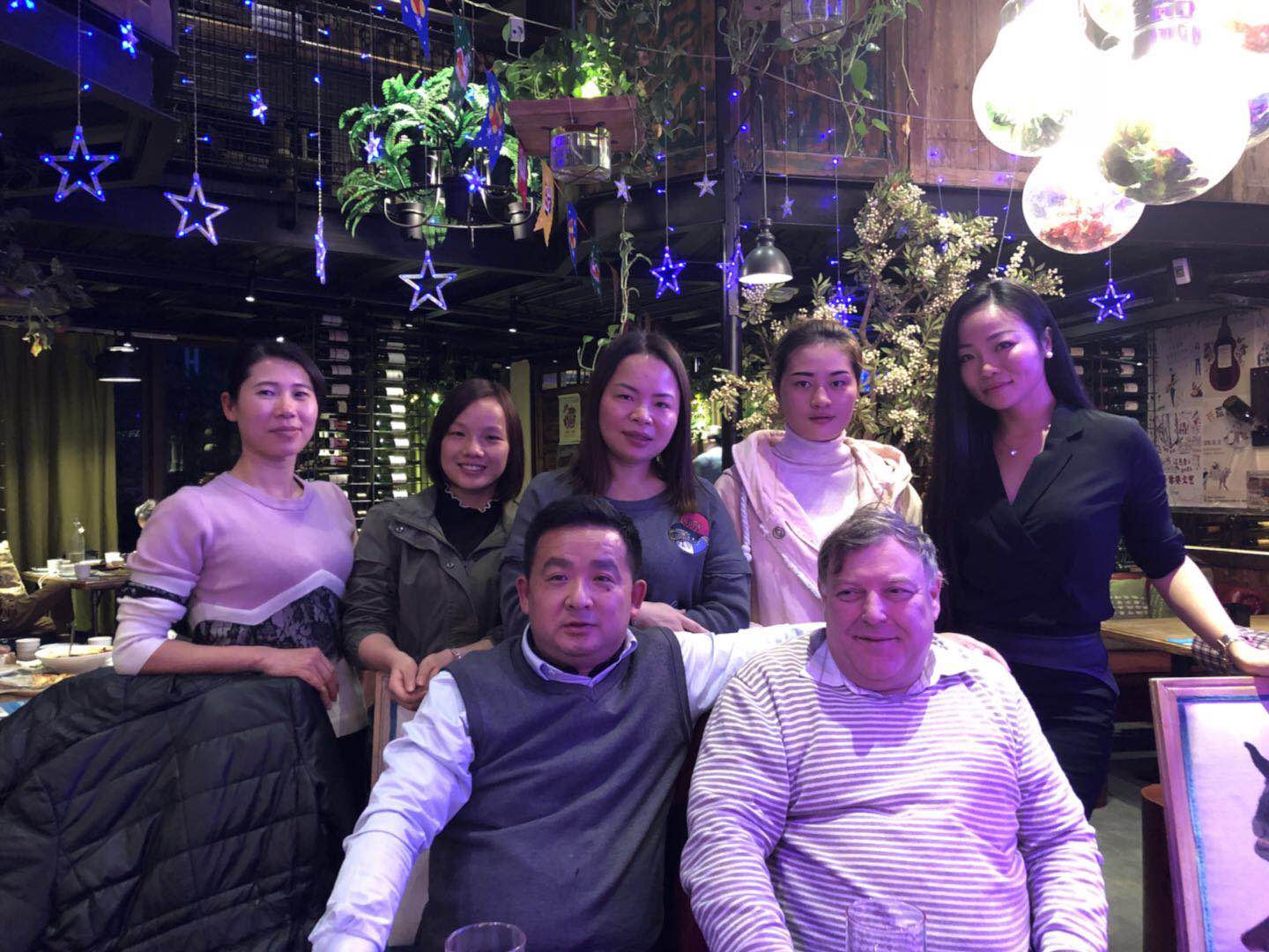 2018年与ROSLER共进晚餐留影