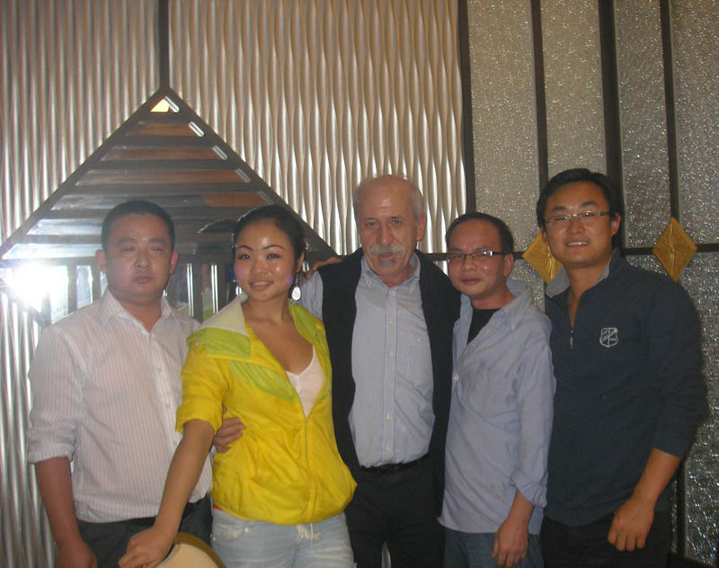 Photographed with German ROSLER China CEO in 2009